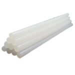 Hot Melt glue Sticks (pack of 25 sticks)(Set of 1, WHITE TRANSPARENT)